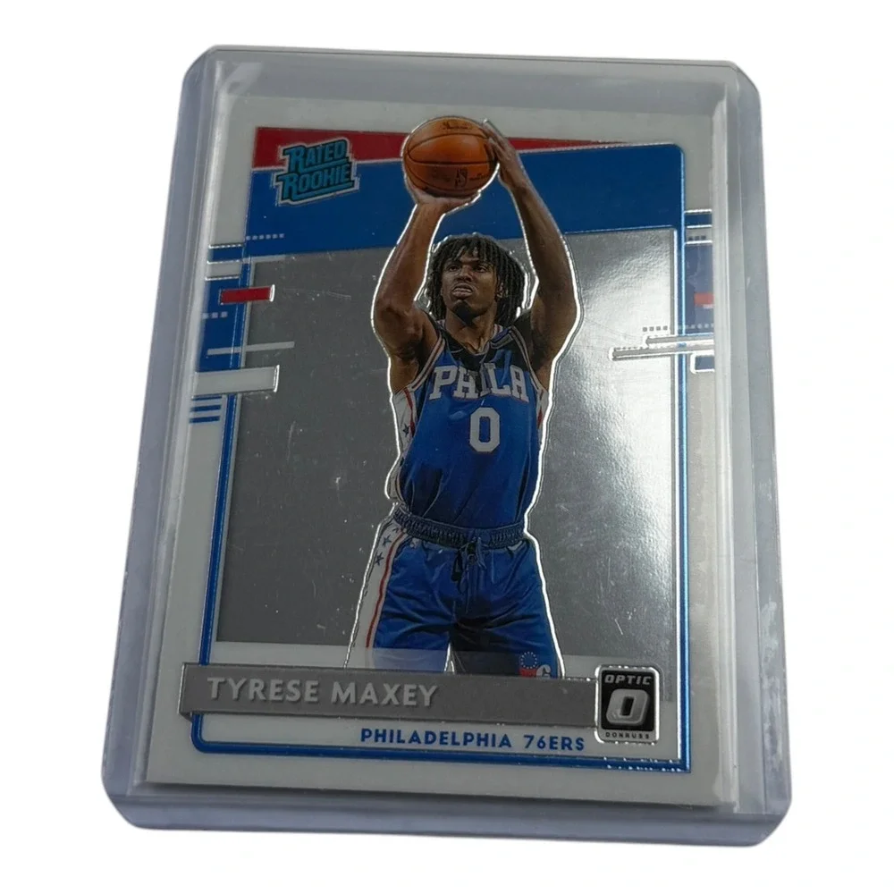 2020-21 Panini Donruss Optic Tyrese Maxey Rated Rookie 171 Philadelphia 76ers